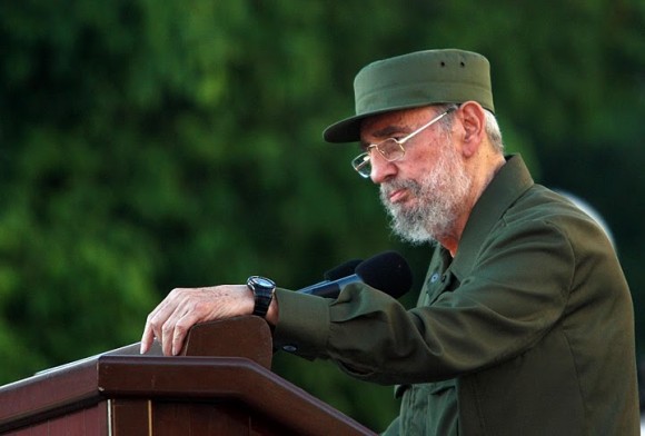 Fidel an der Universität von Havanna