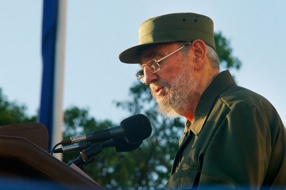 Fidel an der Universität von Havanna