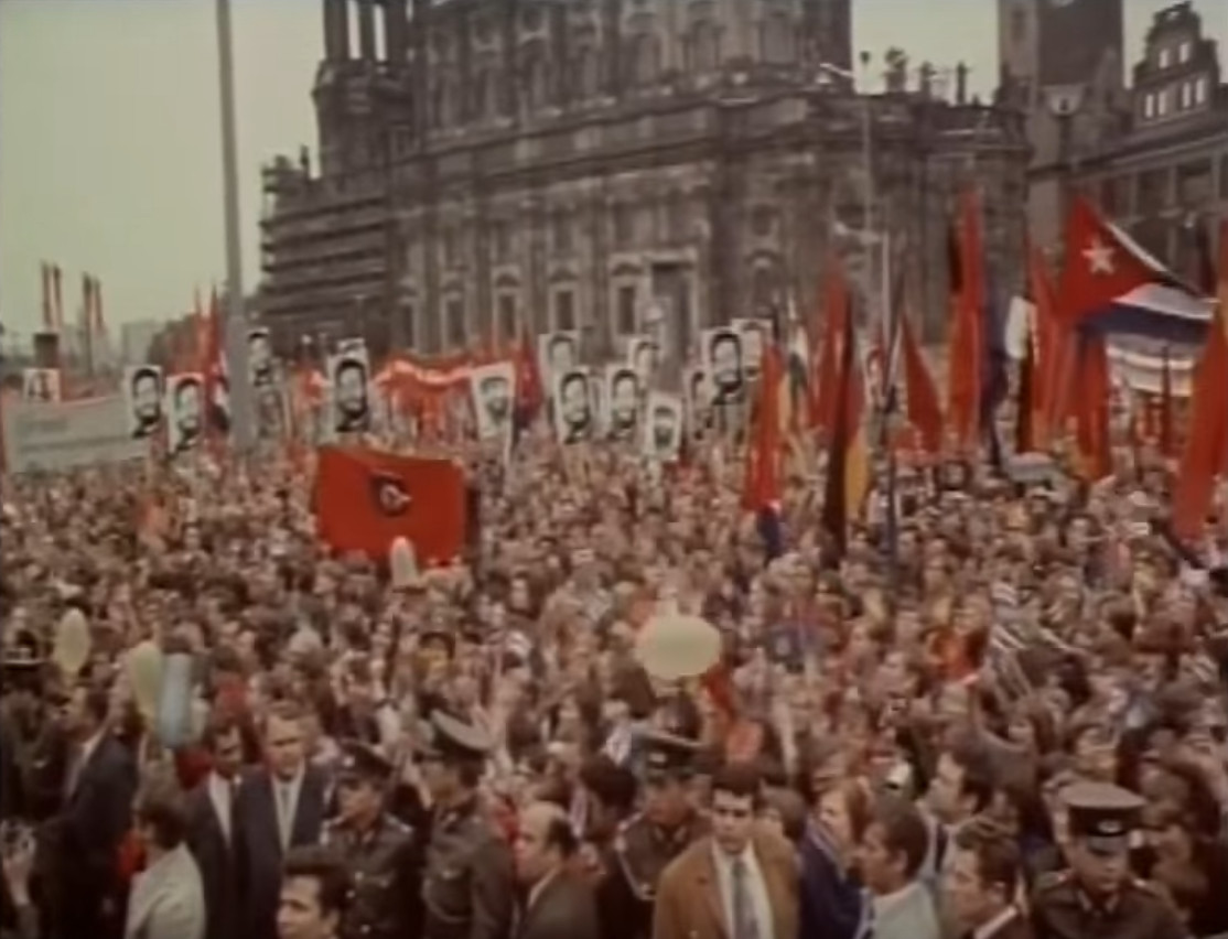 Fidel Castro, Kundgebung in Dresden, 16. Juni 1972