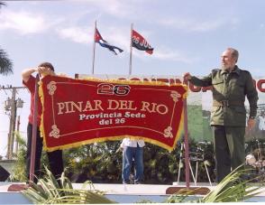 Fidel Castro in Pinar del Rio