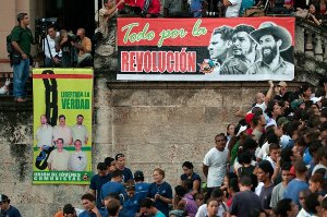 Rede Fidel Castros vor der Universität Havannas, Spetember 2010