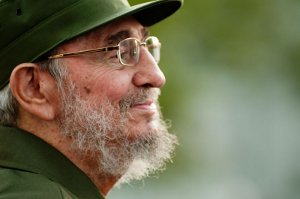 Rede Fidel Castros vor der Universität Havannas, Spetember 2010