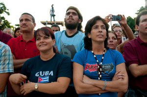 Rede Fidel Castros vor der Universität Havannas, Spetember 2010