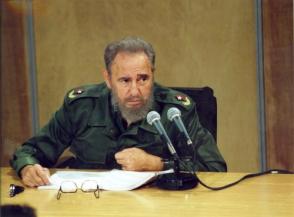 Fidel Castro bei Mesa Redonda
