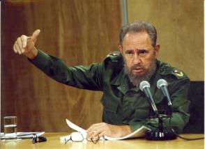 Fidel Castro bei Mesa Redonda