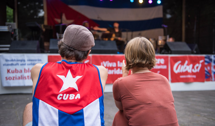 Fest der Solidarität mit Kuba in der Parkaue in Berlin-Lichtenberg (2016)