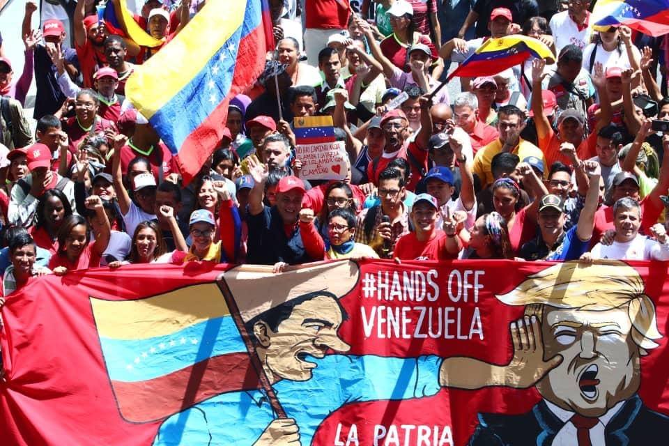 Demonstration:  Hands off Venezuela