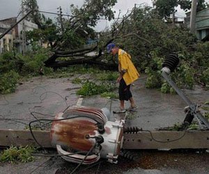 Hurrikan Sandy über Cuba