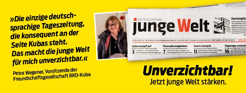 Junge Welt - unverzichtbar