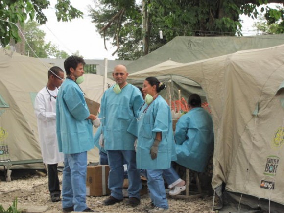 Kampf gegen Cholera in Haiti