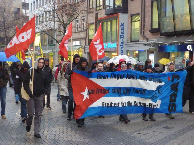 Kuba-Demo Nürnberg, März 2013