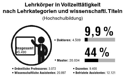 Lehrkörper in vollzeittätigkeit