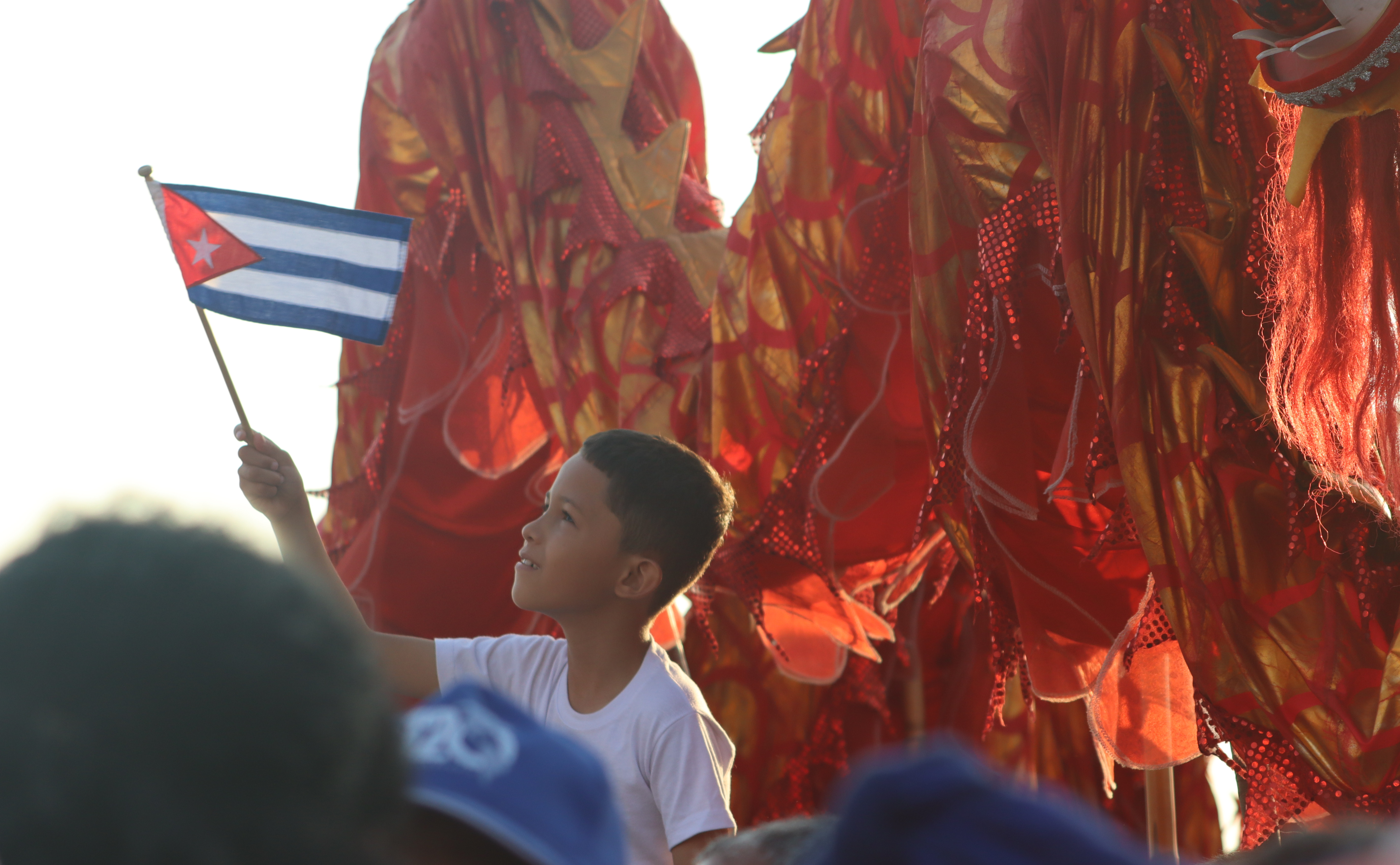 Kundgebung zum Tag der Arbeit in Havanna 2023