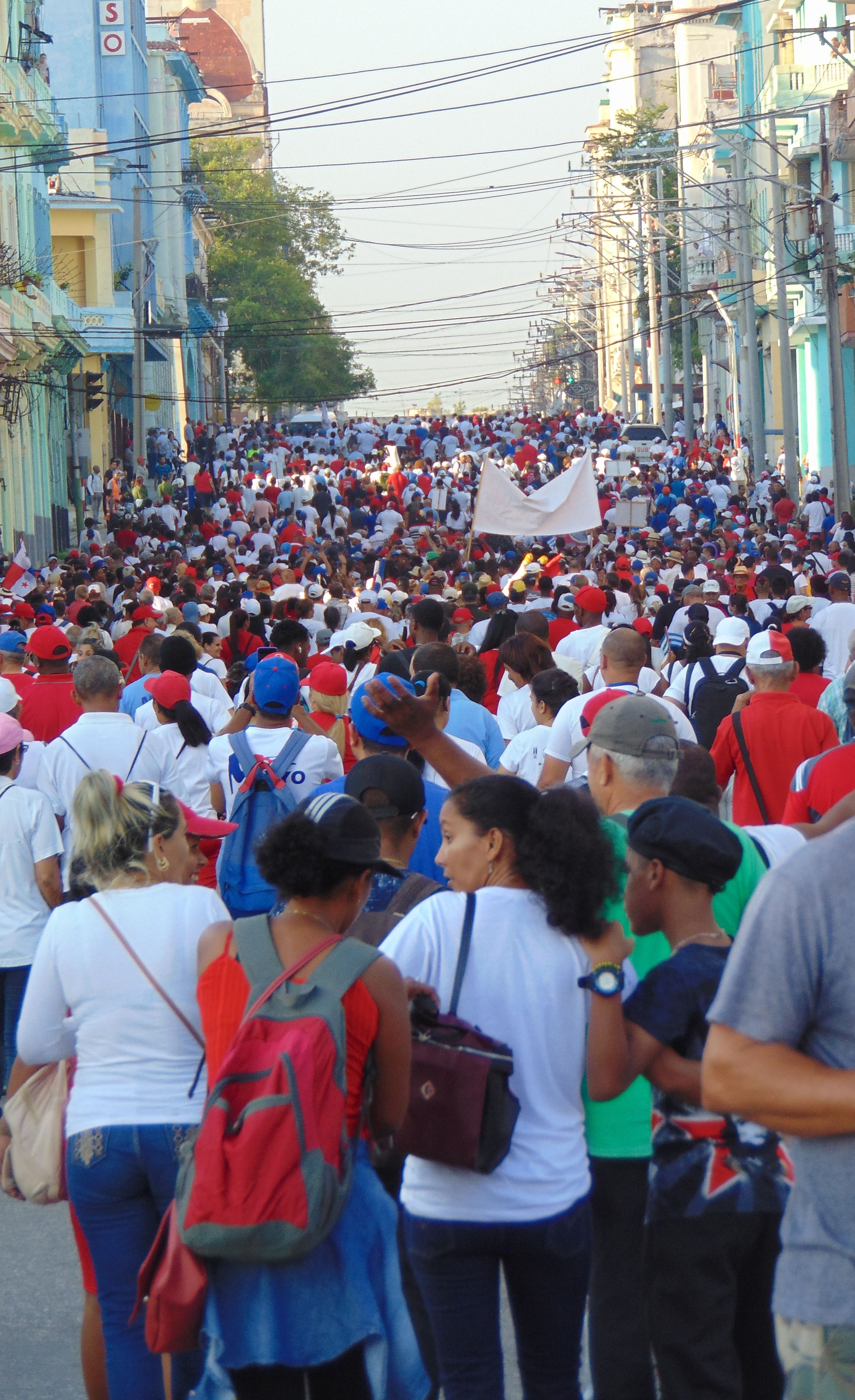 Havanna nach Kundgebungsende zum Tag der Arbeit