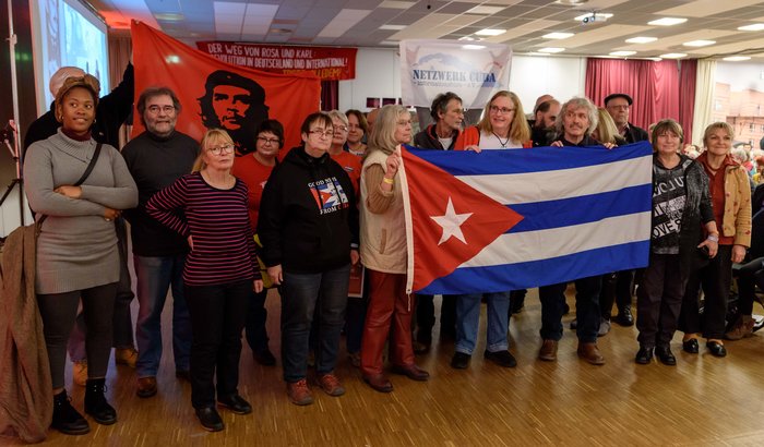 Manifestation: 60 Jahre Revolution in Kuba