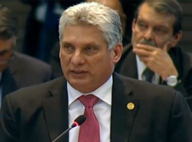 Miguel Díaz-Canel, CELAC-Gipfel