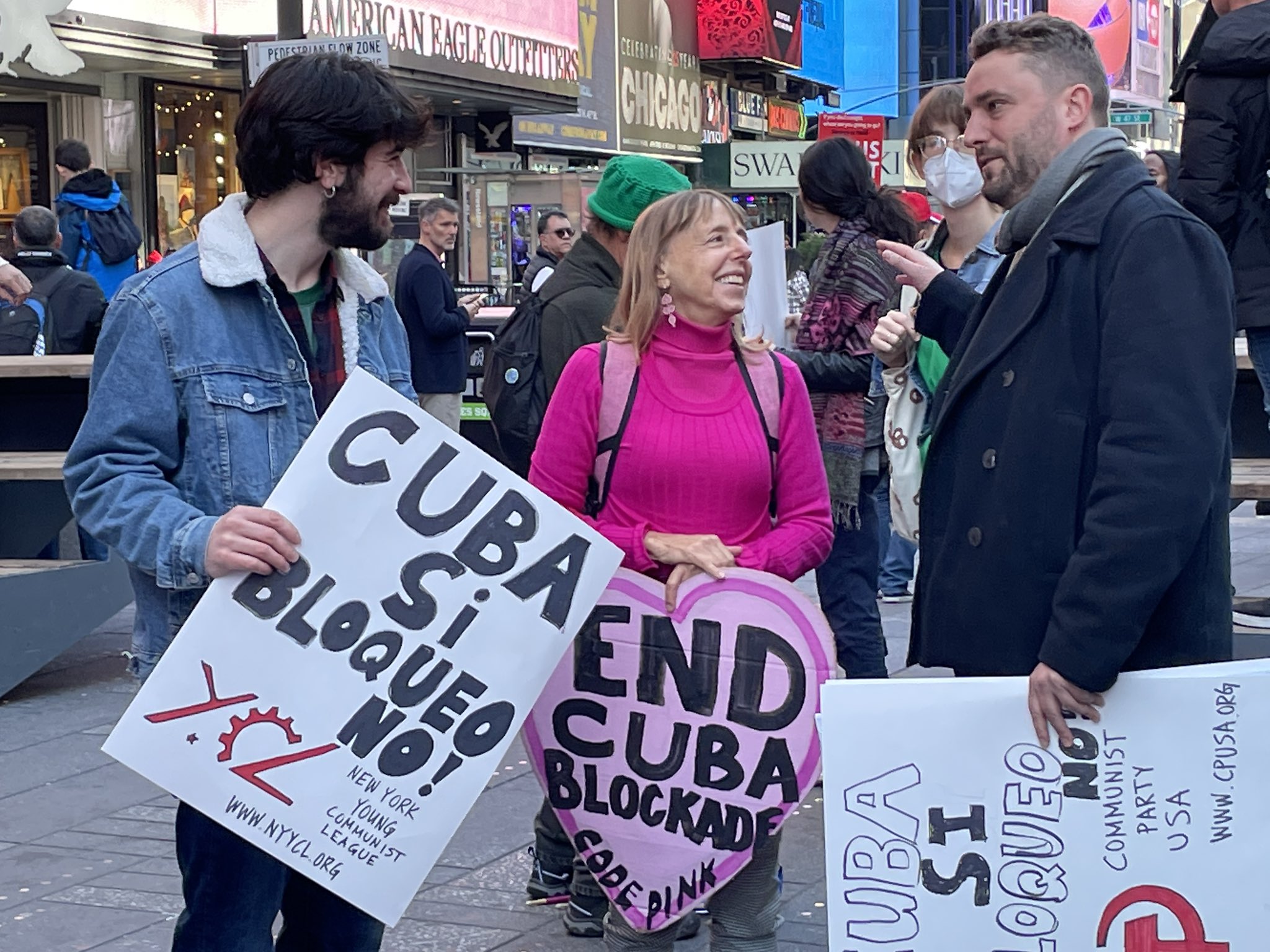 New York: Cuba Si, Bloqueo No!