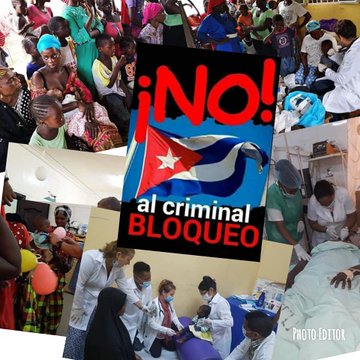 No al criminal bloqueo