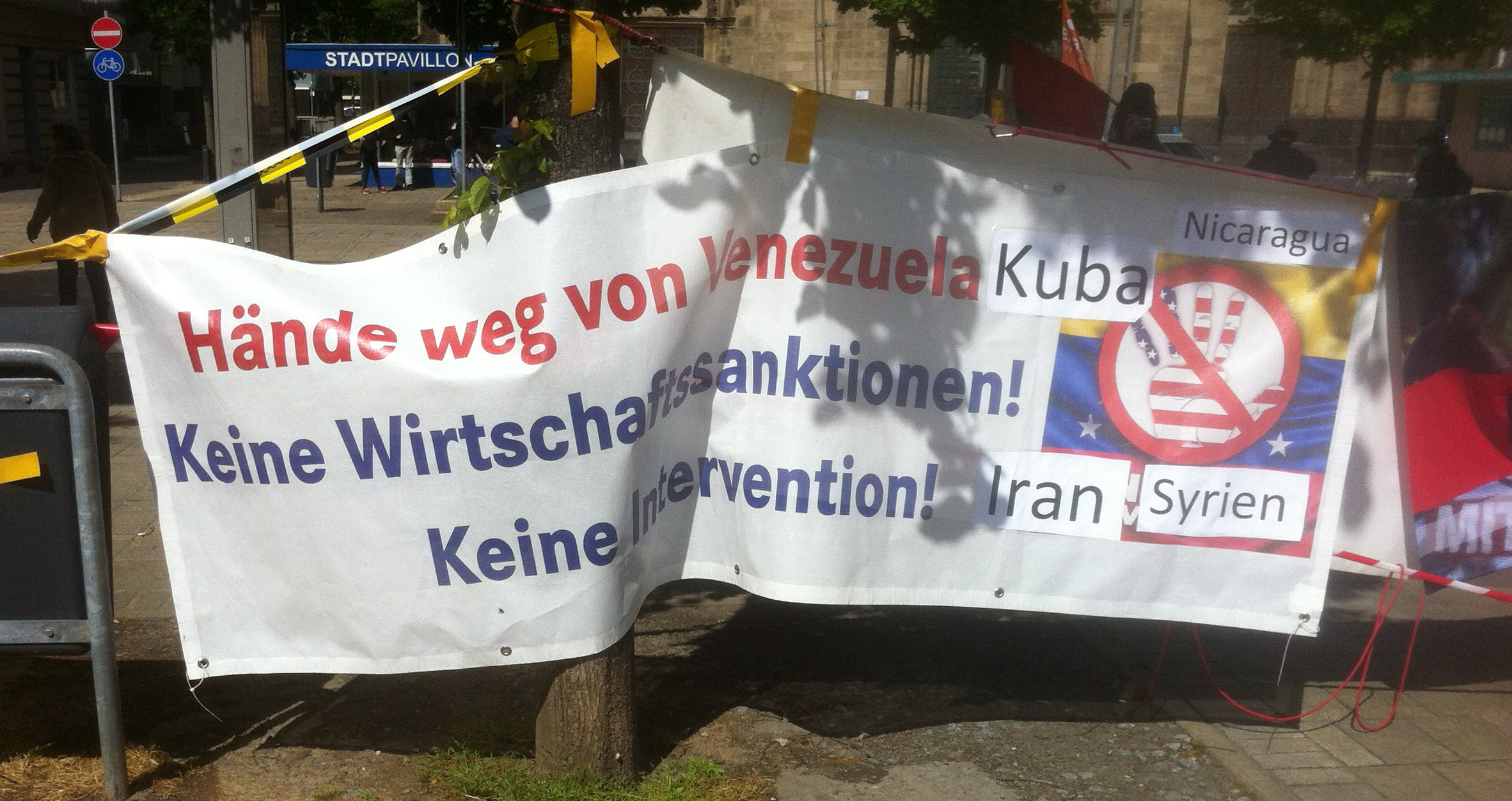 Hände weg von Kuba, Venezuela, Nicaragua, Syrien und Iran !