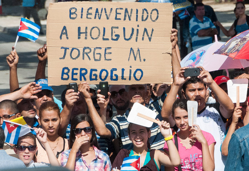 Bienvenido a Holguin Jorge M. Bergoglio