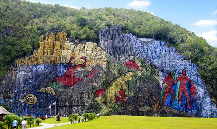 Felswand im Nationalpark von Viñales