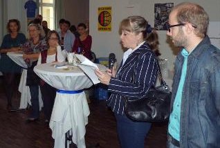Begrüßung durch die kubanische Botschaterin in der Schweiz: María Pilar Fernández Otero
