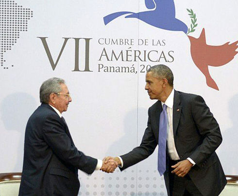 Raul Castro und Barack Obama