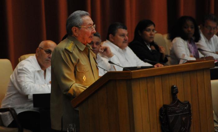 Raúl Castro: Rede vor der Nationalversammlung