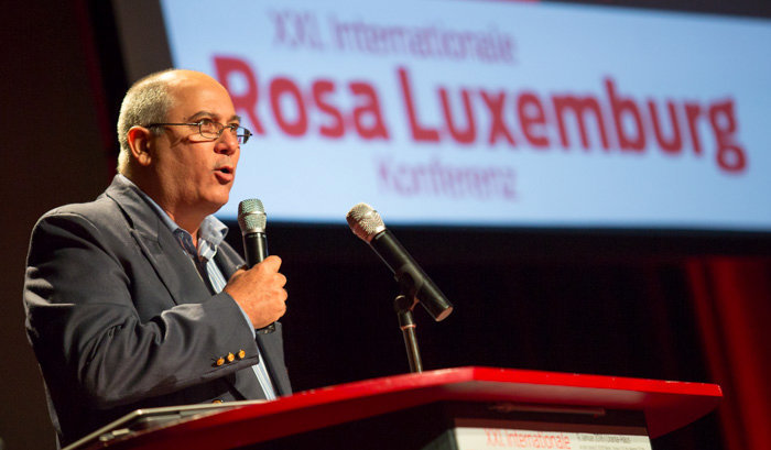 Roberto Chile auf der Rosa-Luxemburg-Konferenz