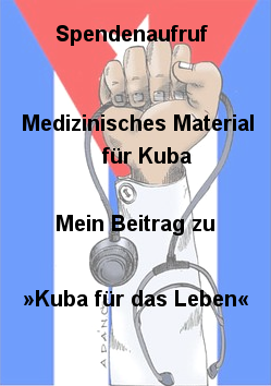 Spendenaufruf - Medizinisches Material für Kuba