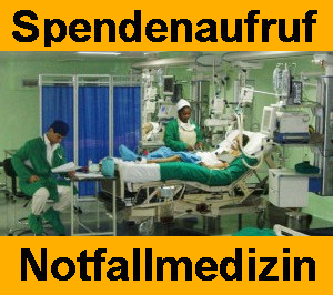 Spendenaufruf Notfallmedizin