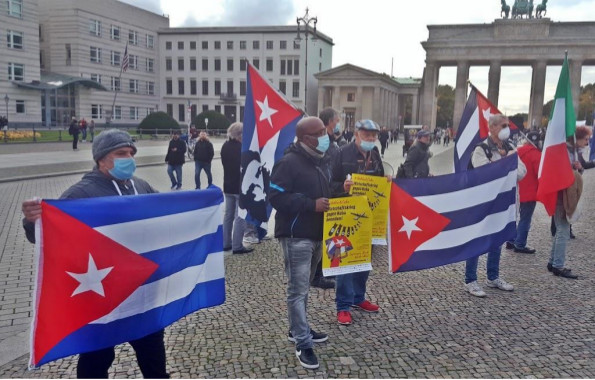 #UnblockCuba - Brandenburger Tor