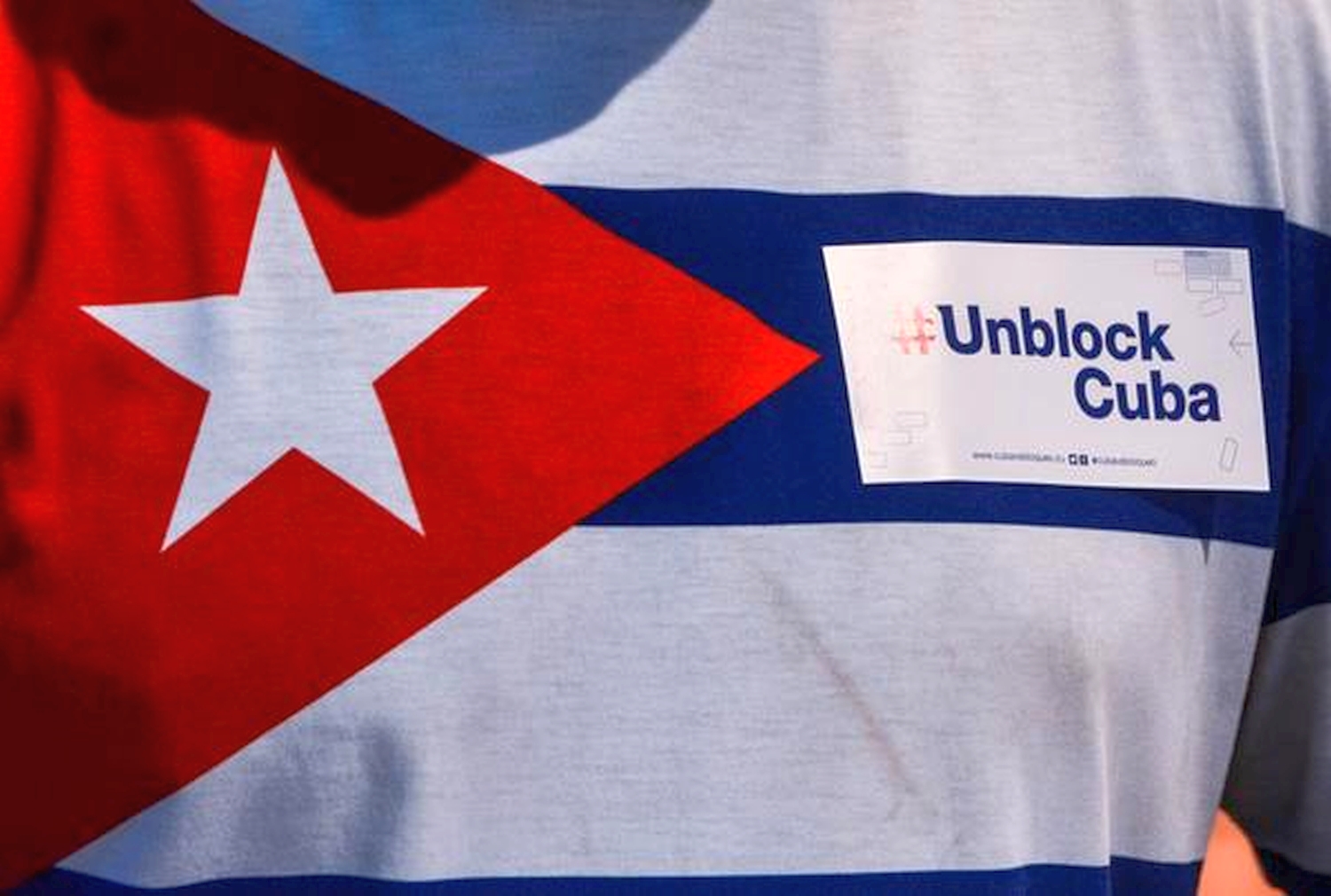 Unblock Cuba Fahne