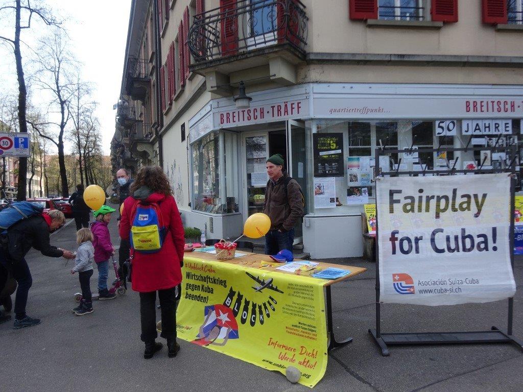 Auftakt zur UnblockCuba-Kampagne Bern