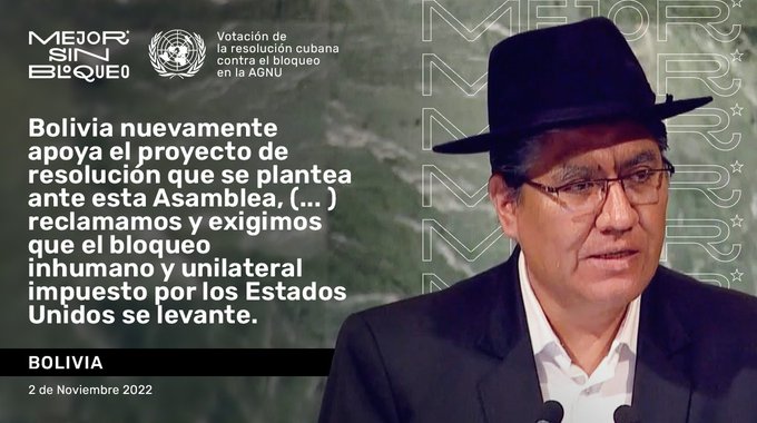 Bolivien auf der UNO-Generalversammlung