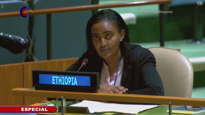 Vertreterin Äthiopien bei der UNO