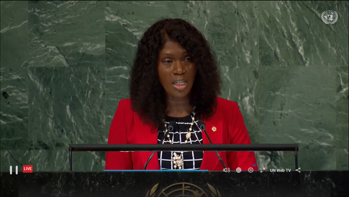 Vertreterin St. Kitts und Nevis bei der UNO