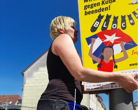 Plakate der Initiative in Rostock