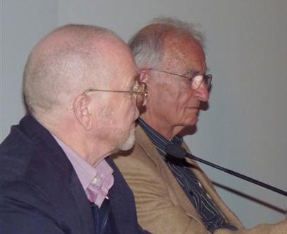 Volker Hermsdorf (li.) und Dr. Norman Paech