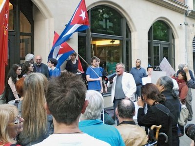 Cuba Sí - Yoani No! Kundgebung in Berlin