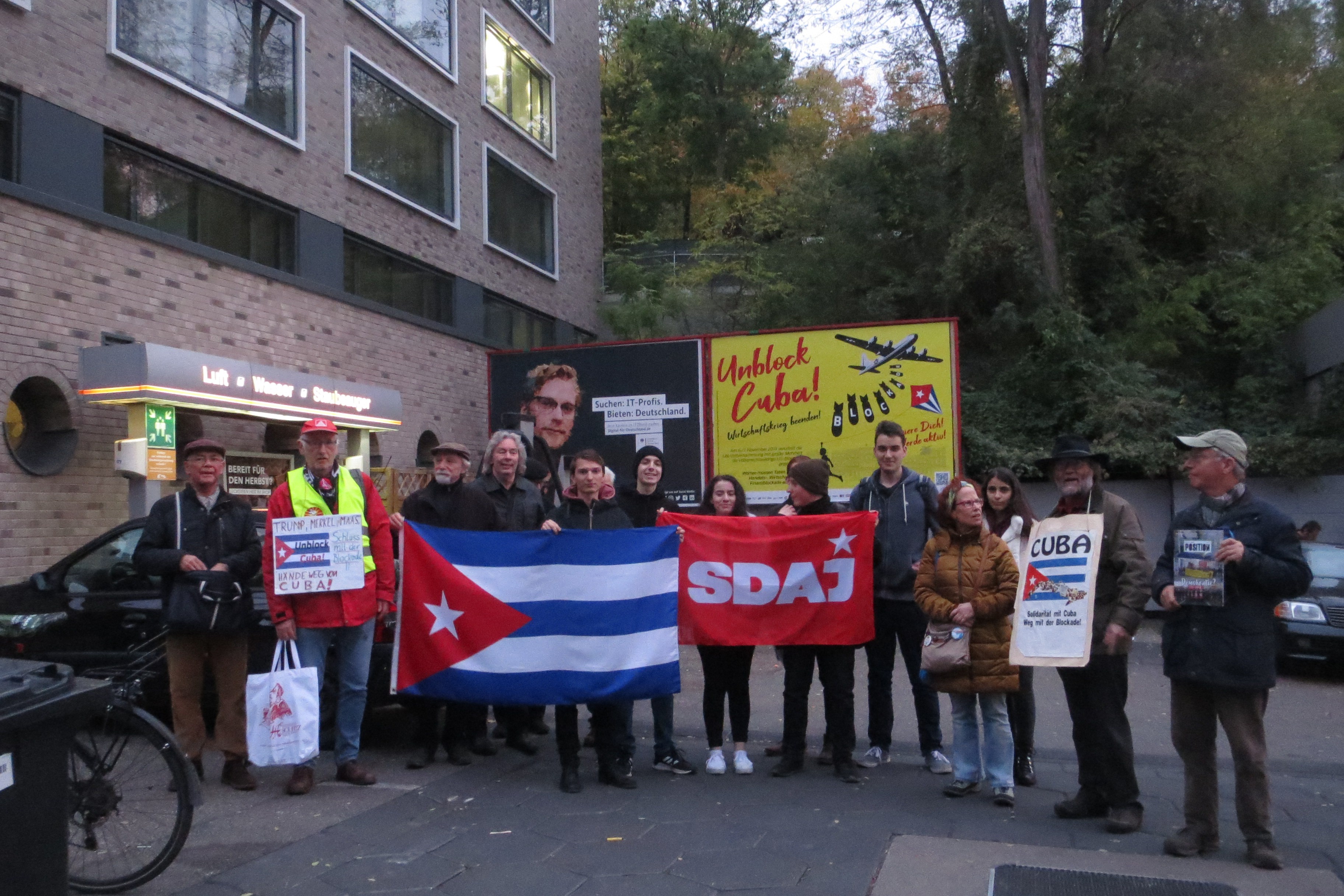 Protestaktion in Stuttgart