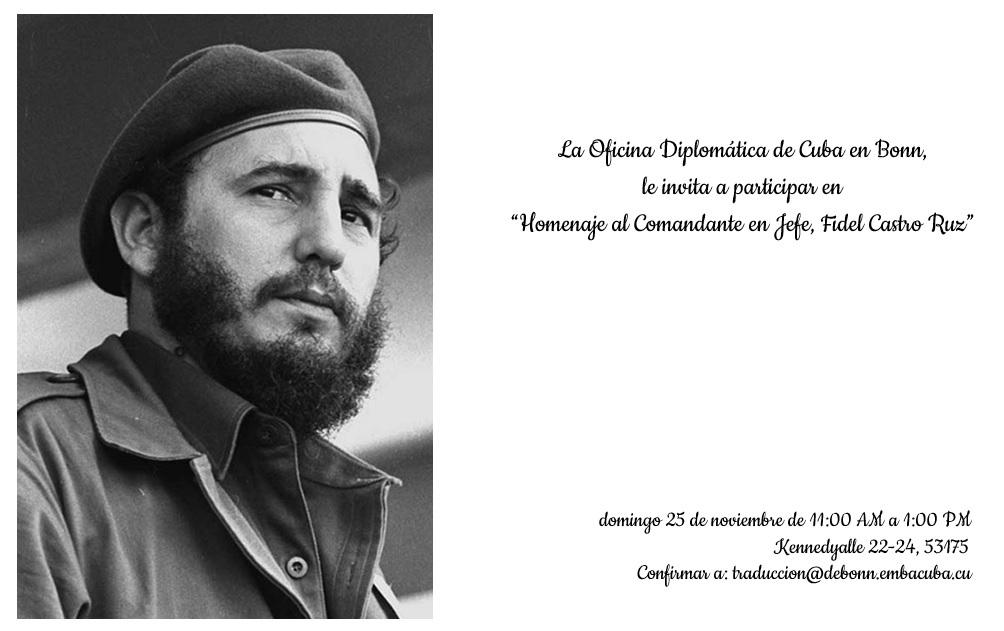 Homenaje a Fidel