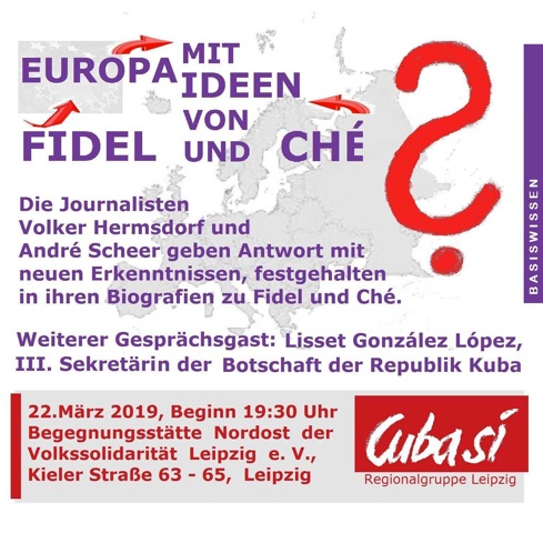 Europa mit Ideen von Fidel und Che