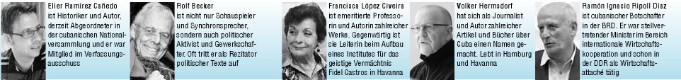 Konferenz: 60 Jahre Kubanische Revolution - Gäste