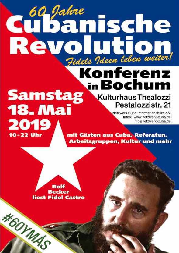 Konferenz: 60 Jahre Kubanische Revolution - Fidels Ideen leben weiter