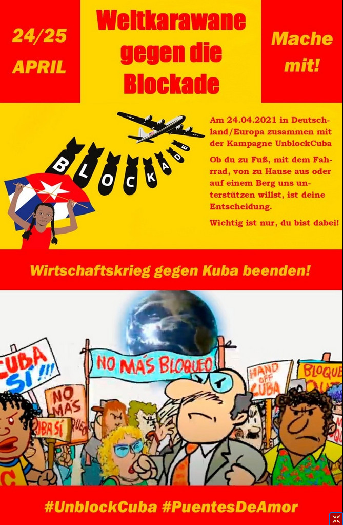 Weltkarawane gegen die Blockade