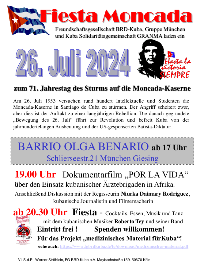München: Fiesta Moncada