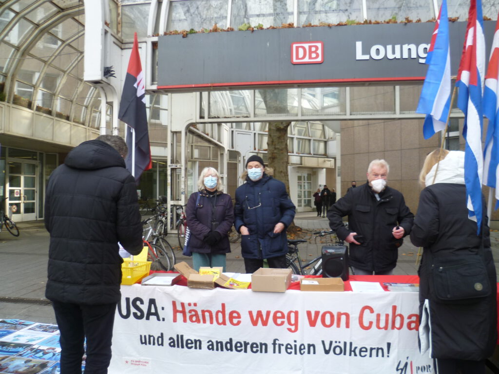 UnblockCuba-Kundgebung Düsseldorf