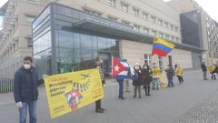 #UnblockCuba - Weltkarawane gegen die Blockade 12 UnblockCuba-Aktion Berlin