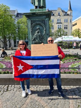 #UnblockCuba - Weltkarawane gegen die Blockade 22 UnblockCuba-Aktion Bonn
